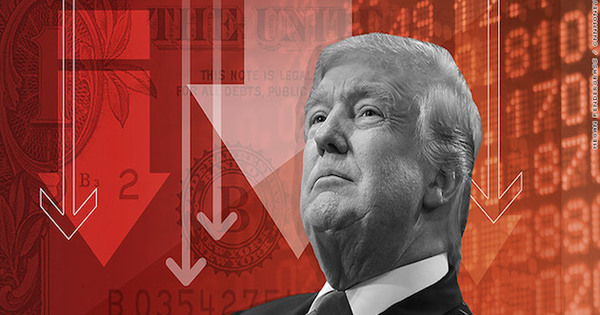 U.S. stock, bond and currency markets shattered by Trump antics