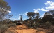 Drilling at Middle Island's Sandstone gold project