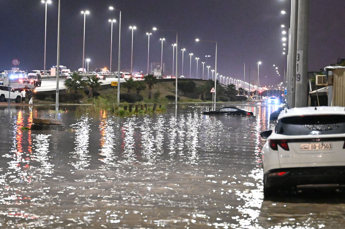 KUWAIT-MUBARAK AL-KABEER GOVERNORATE-FLOOD