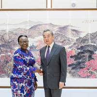CHINA-HUNAN-CHANGSHA-WANG YI-NAMIBIA-MEETING (CN)