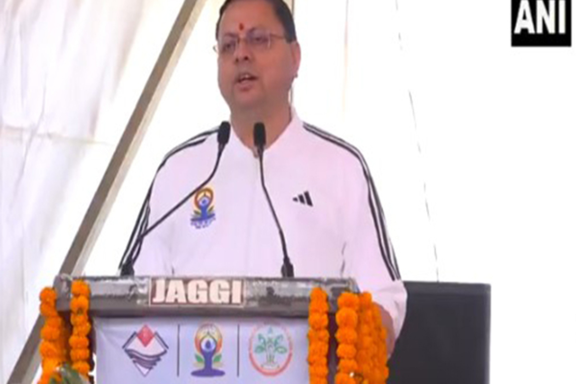International Yoga Day: Uttarakhand CM participates in Yoga Sangam program with representatives of eight countries