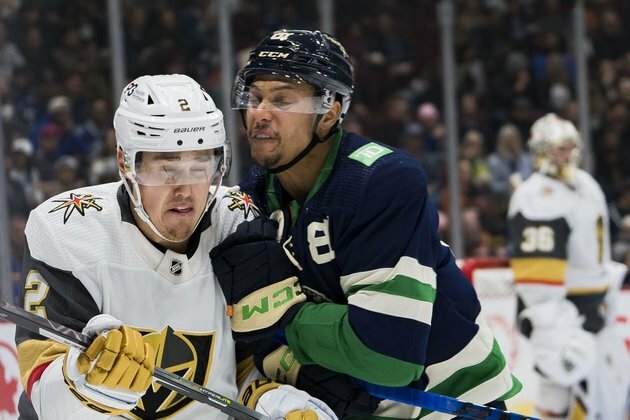 William Carrier helps Knights earn wild win over Canucks