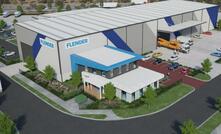  Artist's impression of Flender's new facility