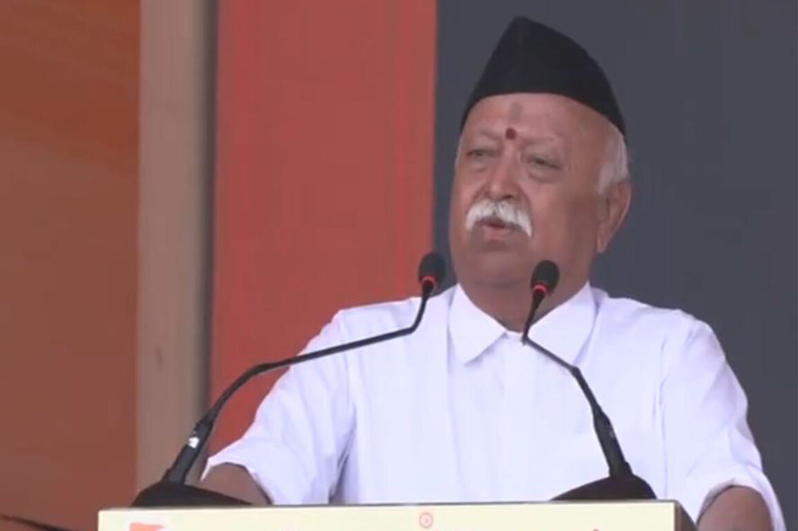 "Shakha exists to nurture better human values and solidarity within society": RSS chief Mohan Bhagwat