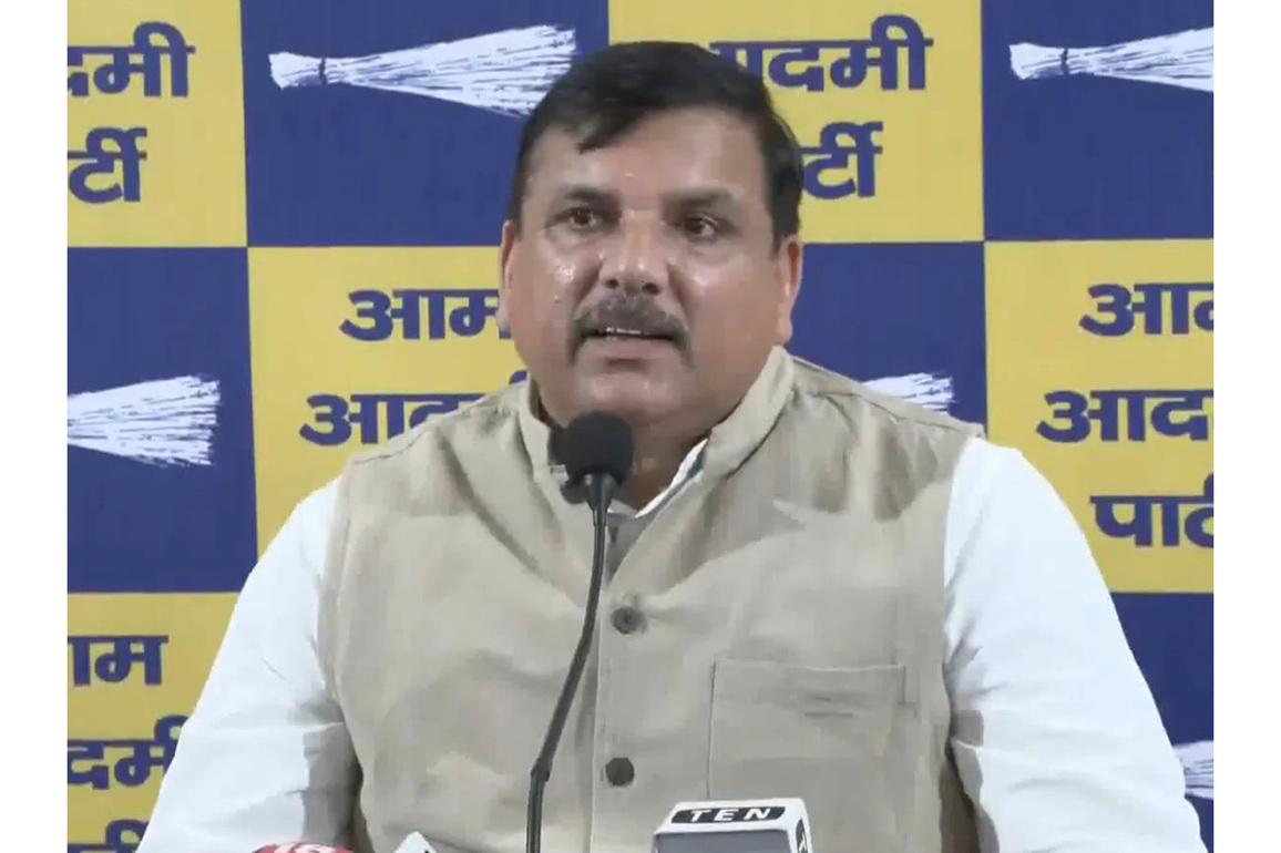 Sanjay Singh terms AAP MPs' move to BJP "unconstitutional", seeks Rajya Sabha Chairman's action