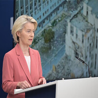 European Commission President Ursula von der Leyen faces twin no-confidence motions in Parliament