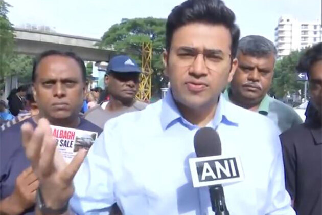 "Tender permits 5-story commercial complex": Tejasvi Surya leads protest against land acquisition at Bengaluru's Lalbagh