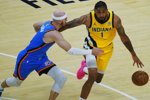 (SP)U.S.-INDIANAPOLIS-BASKETBALL-NBA-FINALS-PACERS VS THUNDER