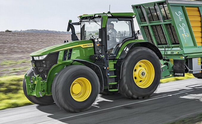Tractor registrations are up five per cent year-on-year