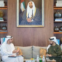 Hamdan bin Zayed receives Etihad Rail delegation, reviews progress on national railway project