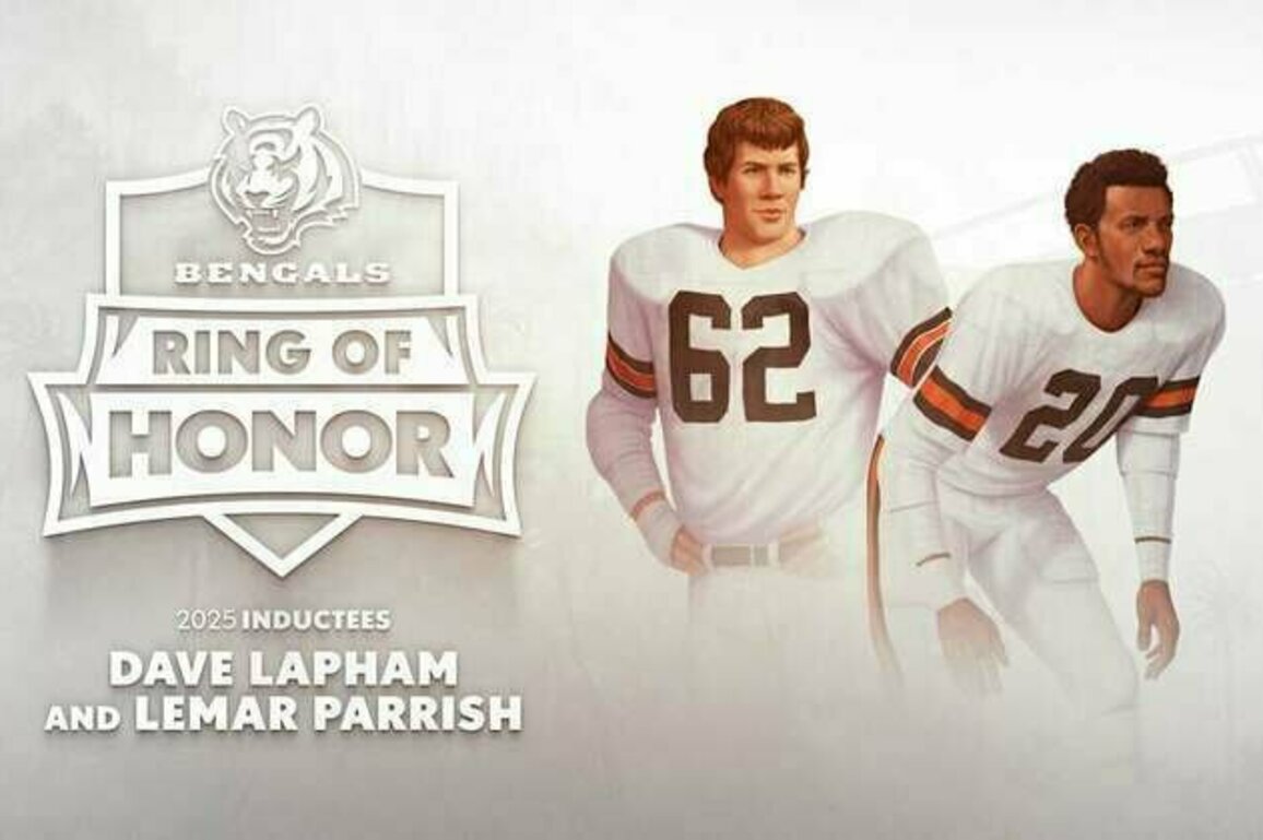 Bengals Call Dave Lapham and Lemar Parrish to Ring of Honor
