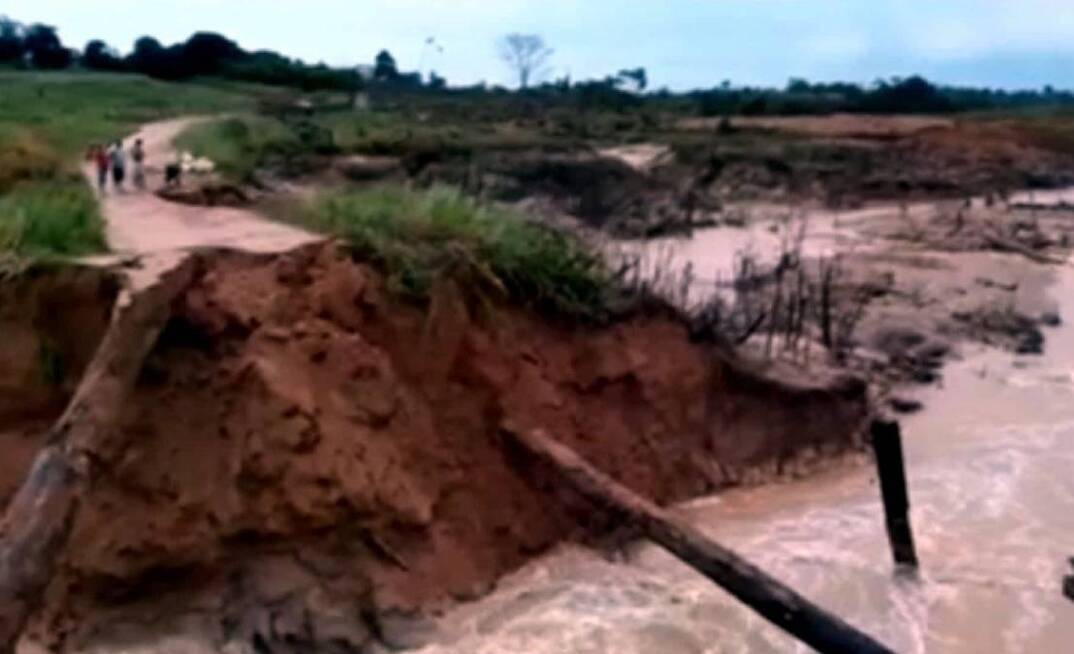 Rompimento danos barragem rejeitos Rondônia