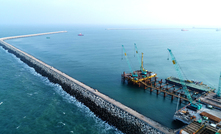  Kattupalli Port, near the city of Chennai, India is being transformed into one of the largest cargo ports in southern Asia