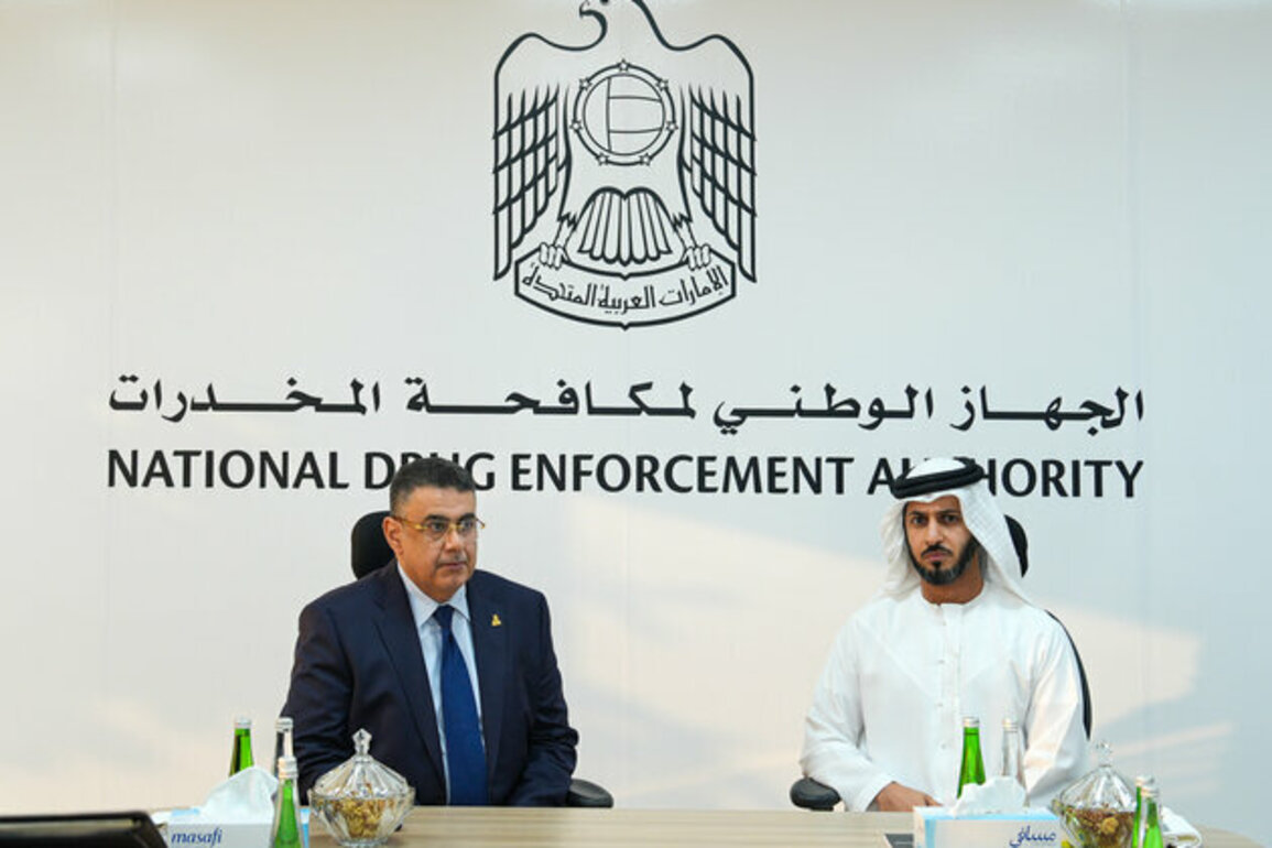 Zayed bin Hamad Al Nahyan meets Egyptian delegation to strengthen cooperation in combating drugs