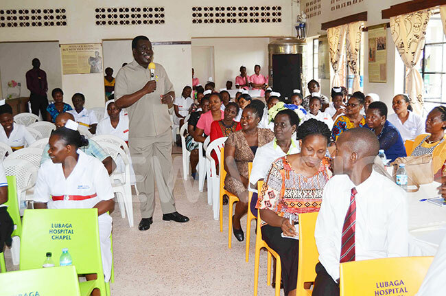  r ernard par interacts with the participants during the function 
