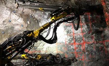 Drilling underground at Pogo in Alaska, USA