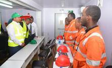  Djibouti Minister for Energy Yonis Ali Guedi (in green cap) meets with Djibouti students during a previous training session at the drilling simulator at the Menengai Geothermal Project in 2018.