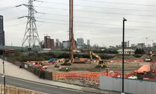  Van Elle is installing foundations to record depths of more than 32m for a luxury apartment and commercial building project for Morgan Sindall in London