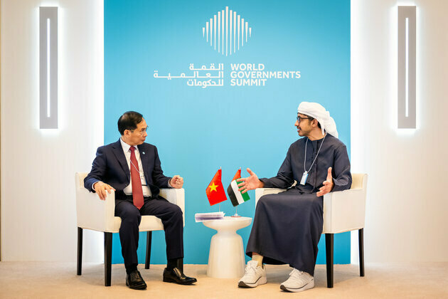 Abdullah bin Zayed, Vietnam's Deputy Prime Minister discuss strengthening cooperation, partnership