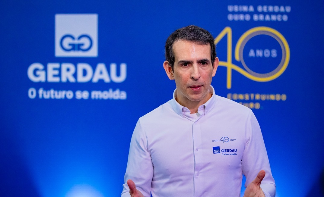 O presidente da Gerdau, Gustavo Werneck