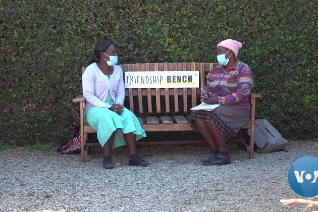 Stressed by COVID-19, Zimbabweans Turn to Friendship Bench for Solace