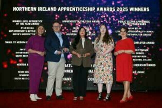 Winners announced at the 2025 Northern Ireland Apprenticeship Awards