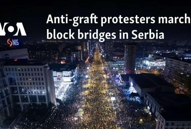 Serbia&#039;s students lead tens of thousands calling for change