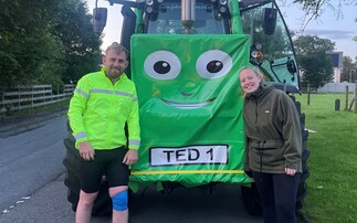Tractor Ted and amateur cyclist complete Land's End to John O' Groats