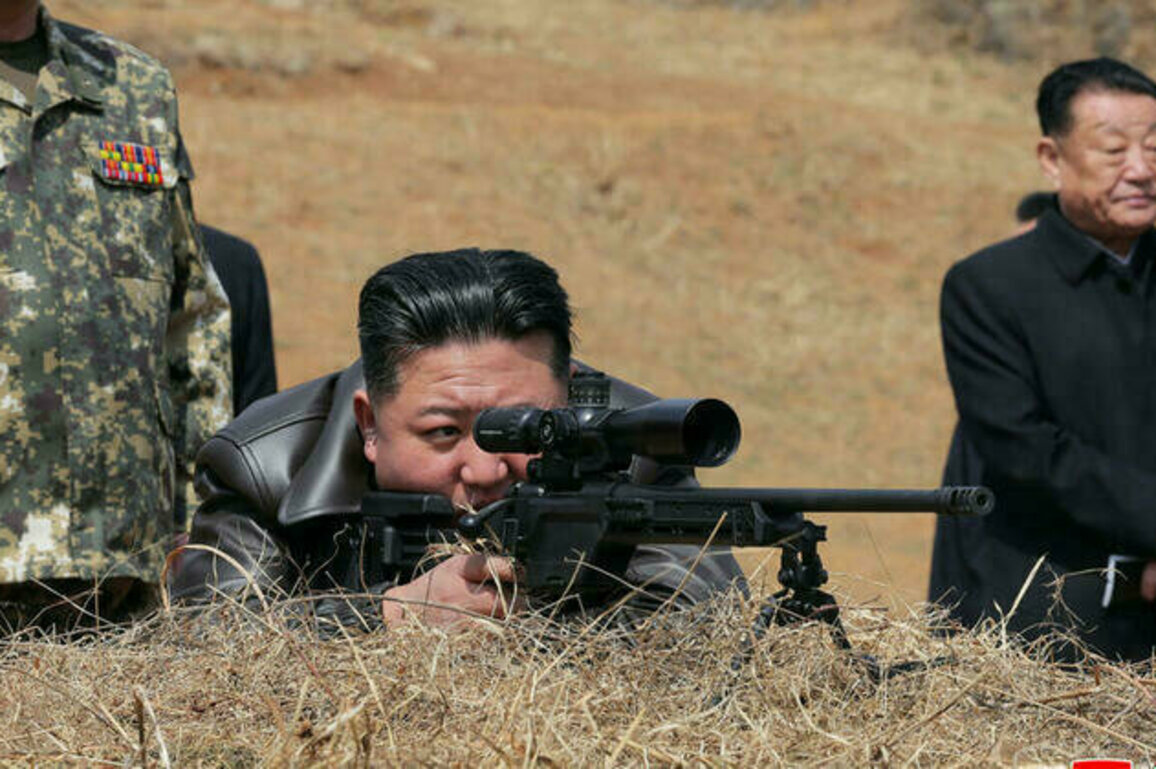 North Korea's Kim tests new sniper rifle on visit to special forces