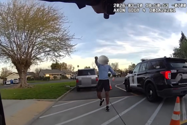 Bodycam video shows man run at Sacramento officer with knife before police shooting