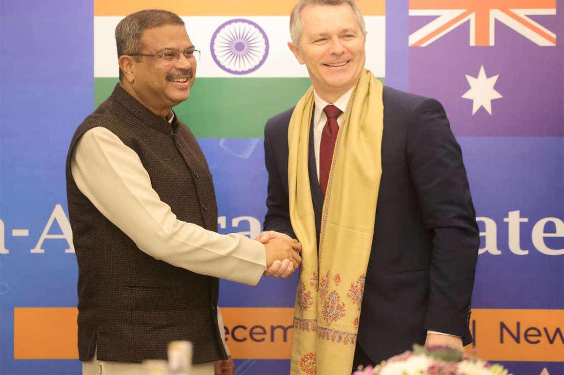 India-Australia review education ties "from pre-school to PhD" as top Australian University gets nod to set up campus in India