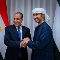 Abdullah bin Zayed receives Egyptian Foreign Minister