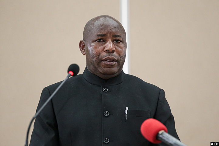 Burundian President Evariste Ndayishimiye