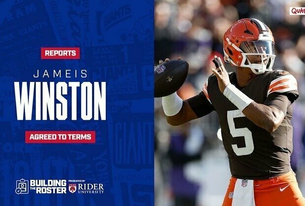 Giants agree to terms with QB Jameis Winston