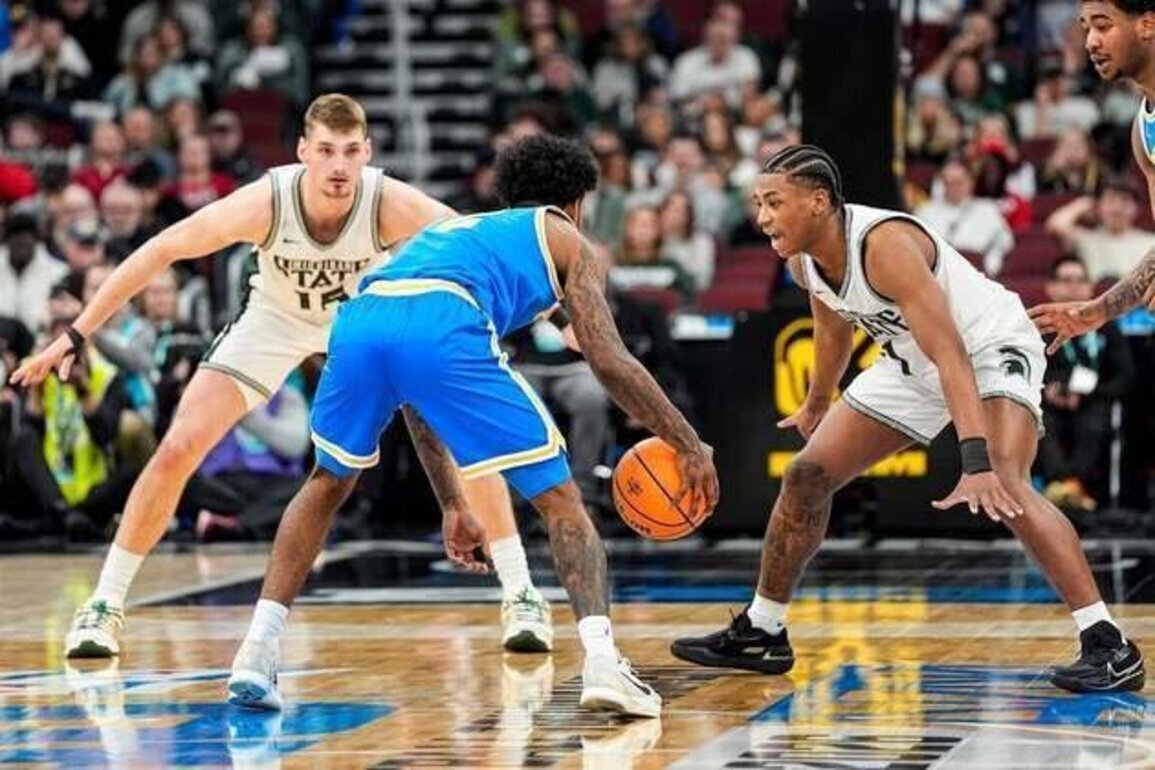 UCLA hangs on to beat No. 8 Michigan State but Tyler Bilodeau injured