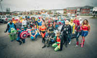 Superheroes race across France for Mind