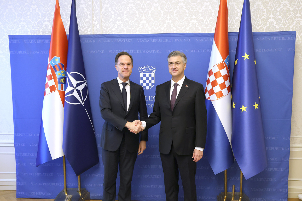 CROATIA-ZAGREB-NATO-SECRETARY GENERAL-VISIT