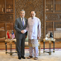 MALAYSIA-PUTRAJAYA-PM-CHINA-WANG YI-MEETING