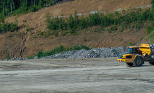  A mine truck at work at the Pogo site