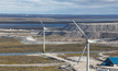 The wind farm at Diavik provides the mine with approximately 10% of its power needs. Photo: Rio Tinto