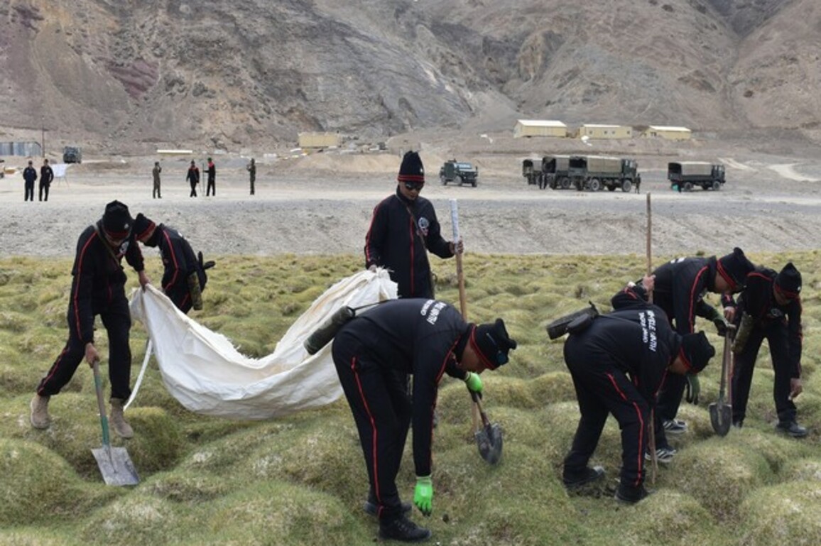 Ladakh: Students, community members participate in cleanliness drive in Chushul