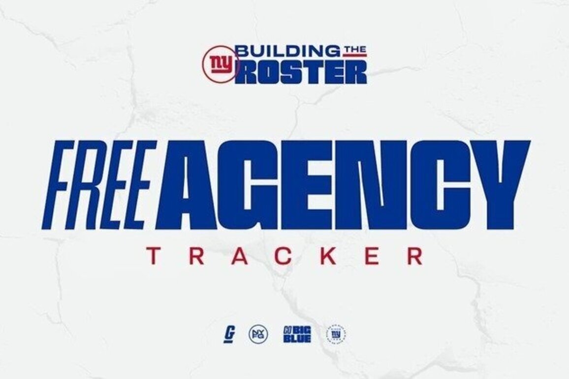 2026 New York Giants Free Agency Tracker
