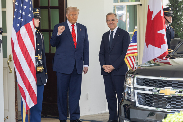U.S.-WASHINGTON, D.C.-TRUMP-CANADA-CARNEY-MEETING