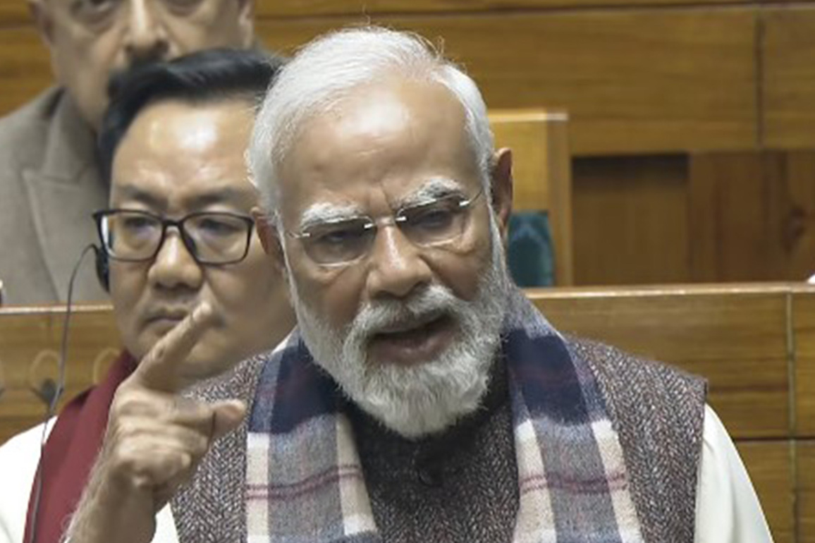 "First Nehru, now Rahul Gandhi disregarded 'Vande Mataram'": PM Modi targets Congress in Parliament