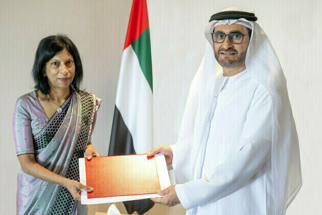 MoFA receives credentials copy from new Ambassador of Democratic Socialist Republic of Sri Lanka to UAE