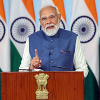 "Best wishes": PM Modi as INSV Kaundinya embarks on maiden sail from Porbandar to Muscat