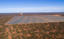 Conceptual image of the proposed solar farm.