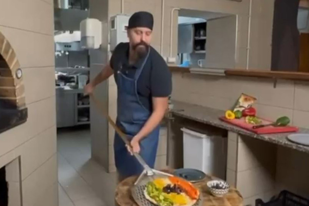 Italian Chef Valentino Rahim celebrates PM Modi's 75th birthday with tricolour millet pizza in Rome