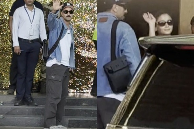 Ranbir-Alia make stylish appearance at Kalina airport with daughter Raha