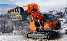 A Hitachi ultra-large excavator.